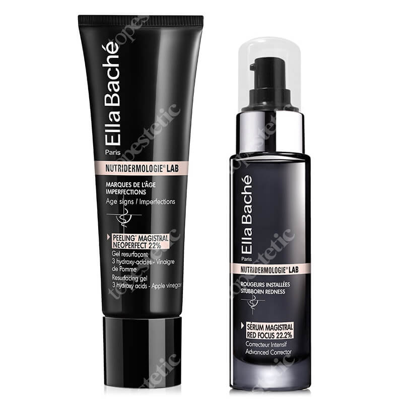 Ella Bache Cosmetic Set ZESTAW Peeling z kwasami 50 ml + Serum łagodzące do skóry wrażliwej 30 ml