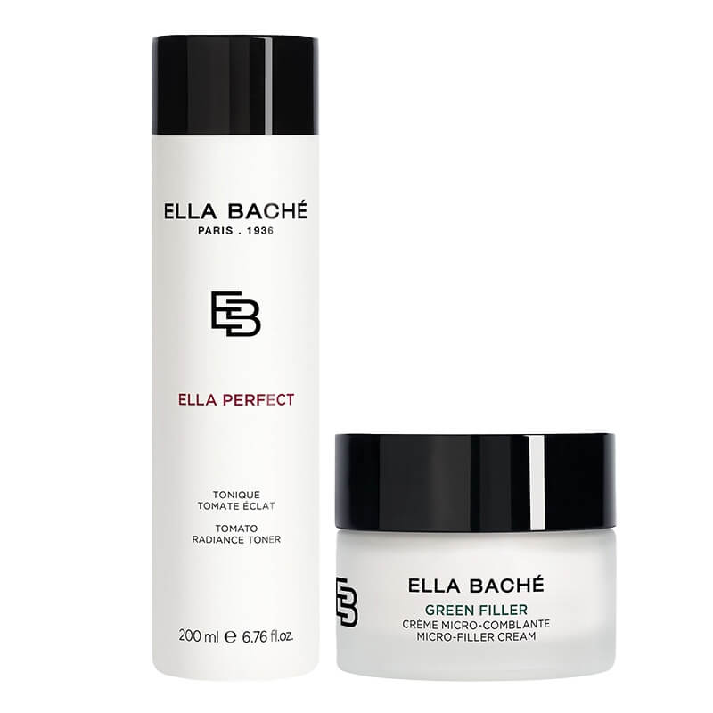 Ella Bache Radiance And Lifting Duo ZESTAW Tonik rozświetlający 200 ml + Przeciwzmarszczkowo-ujędrniający krem z efektem wypełnienia 50 ml