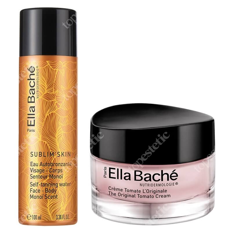 Ella Bache Suny Skin ZESTAW Oryginalny krem pomidorowy 50 ml + Woda samoopalająca do twarzy i ciała 100 ml