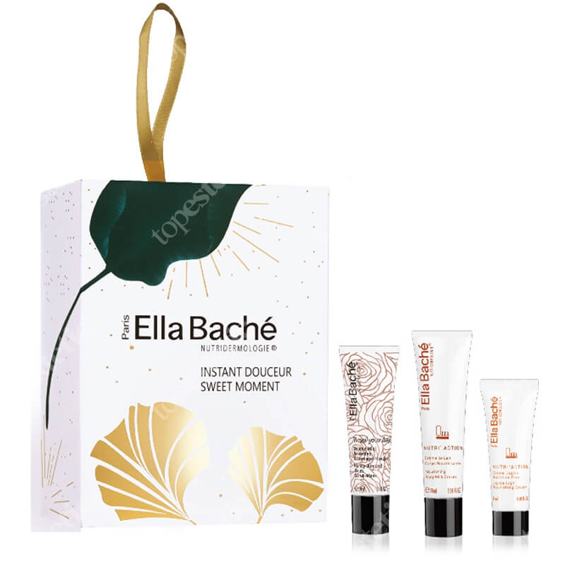 Ella Bache Sweet Moment Gift Set 2020 ZESTAW Lekki odżywczy krem Jojoba 15 ml + Odżywczy krem do ciała 30 ml + Balsam migdałowo - miodowy 30 ml
