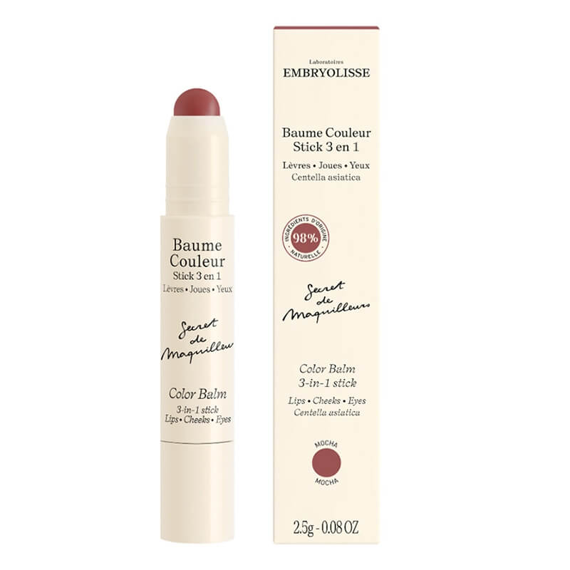 Embryolisse Color Balm 3 in 1 Stick Sztyft Koloryzujący 3 w 1 (kolor mocha) 25 g