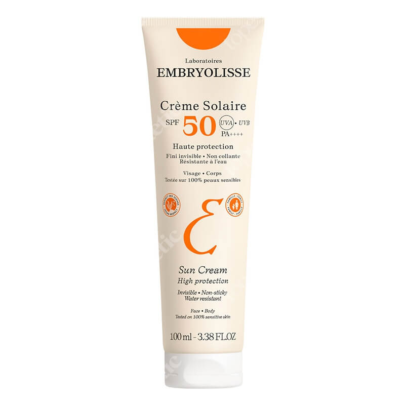 Embryolisse Sun Cream SPF 50+ UVA UVB PA ++++ Krem Przeciwsłoneczny SPF 50+ 100 ml