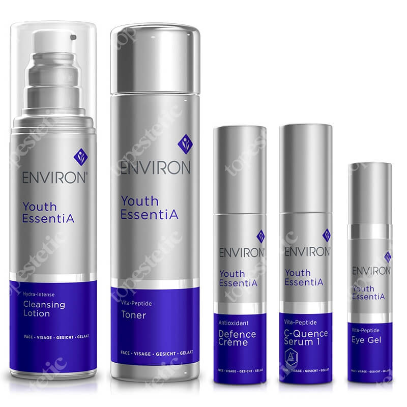 Environ Anti - Aging Premium ZESTAW Krem 35 ml + Serum 35 ml + Żel wokół oczu 10 ml + Lotion zmywający 200 ml + Tonik 200 ml