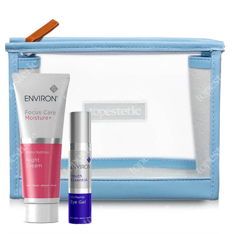 Environ Eye Gel + Night Cream + Kosmetyczka Topestetic Gratis ZESTAW Żel wokół oczu 10 ml + Krem na noc 50 ml + Kosmetyczka 1 szt