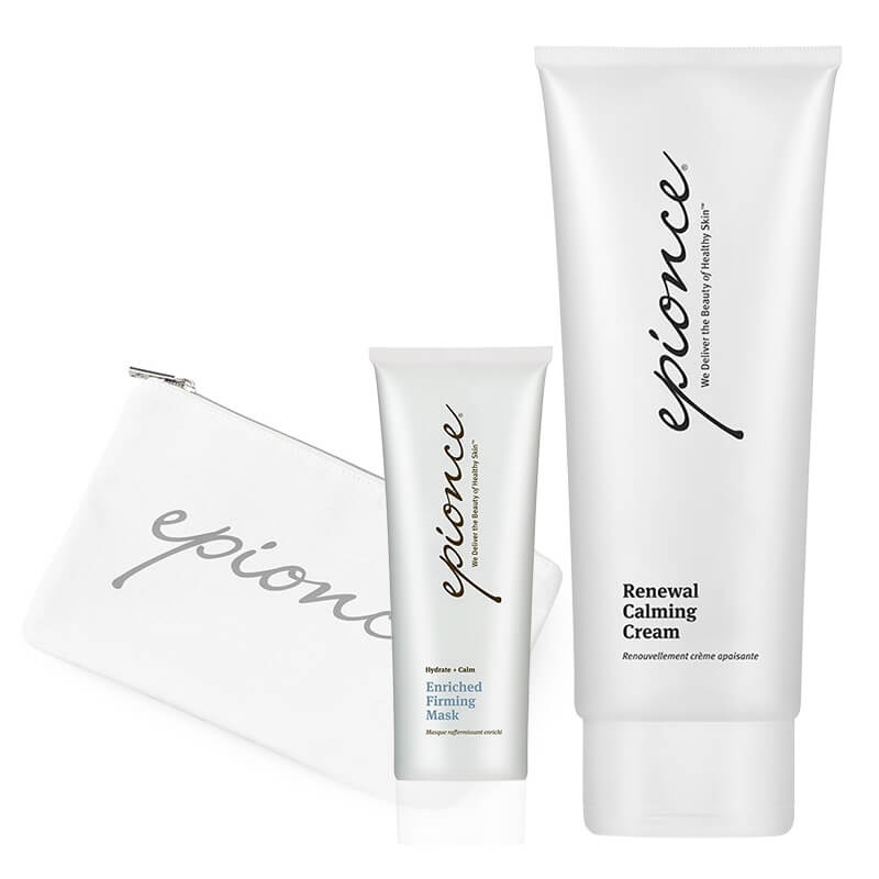 Epionce Calming Set ZESTAW Maska ultra kojąca 75 g + Rewitalizujący krem kojący 230 g + Kosmetyczka 1 szt GRATIS