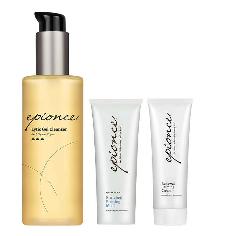Epionce Firming And Calming Set ZESTAW Żel oczyszczający 170 ml + Maska ultra kojąca 75 g + Rewitalizujący krem kojący 75 g