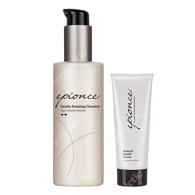 Epionce Gentle Foaming Cleanser + Medical Barrier Cream ZESTAW Pianka oczyszczająca 170 ml + Krem barierowy 75 g