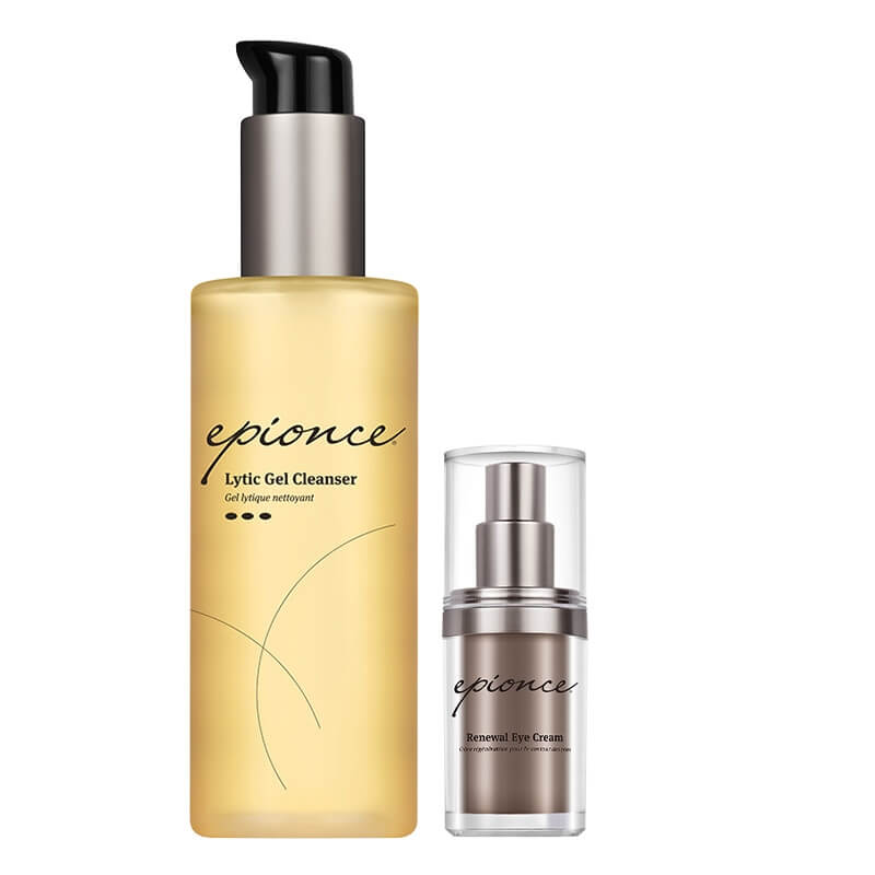 Epionce Lytic Gel Cleanser + Renewal Eye Cream ZESTAW Lityczny żel oczyszczający 170 ml + Rewitalizujący krem pod oczy 15 g