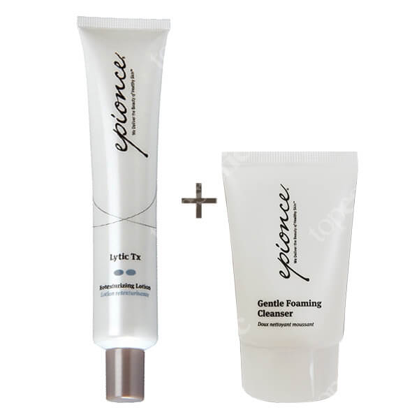 Epionce Lytic Tx + Gentle Foaming Cleanser ZESTAW Naprawczy krem lityczny (cera normalna i problemowa) 50 ml + Pianka oczyszczająca 30 ml