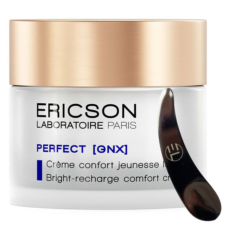 Ericson Laboratoire Perfect [GNX] Bright Recharge Comfort Cream + Szpatułka ZESTAW Komfortowy krem rozświetlający 50 ml + Szpatułka do nakładania kremu 1 szt