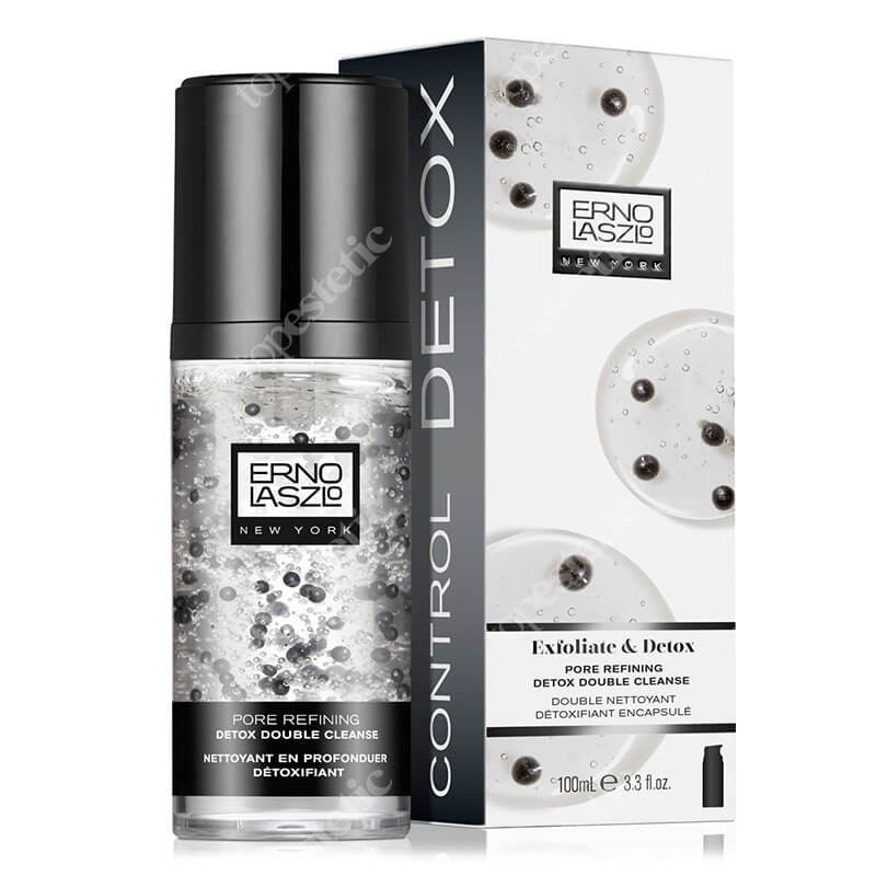 Erno Laszlo Pore Refining Detox Double Cleanse Żel podwójnie oczyszczający pory z jarmużem i węglem roślinnym 100 ml