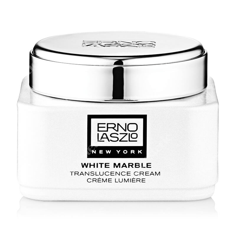 Erno Laszlo White Marble Translucence Cream Rozświetlający krem do twarzy z wit. B3, wyciągiem z dzikiej śliwki 50 ml