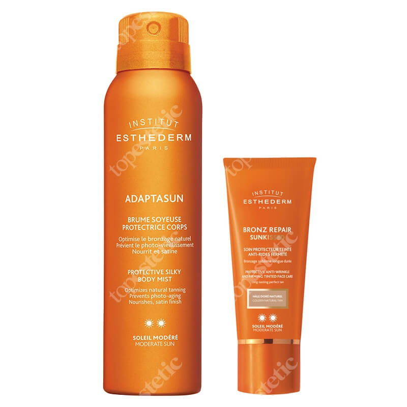 Esthederm Holiday Skin Protect Set ZESTAW Przeciwzmarszczkowy krem ochronny 50 ml + Mgiełka do ciała 150 ml