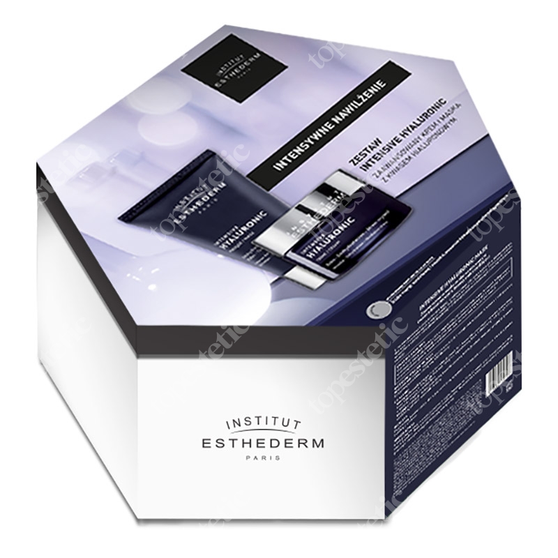Esthederm Intensive Hyaluronic Set ZESTAW Krem nawilżający 50 ml + Intensywnie nawilżająca maska 75 ml