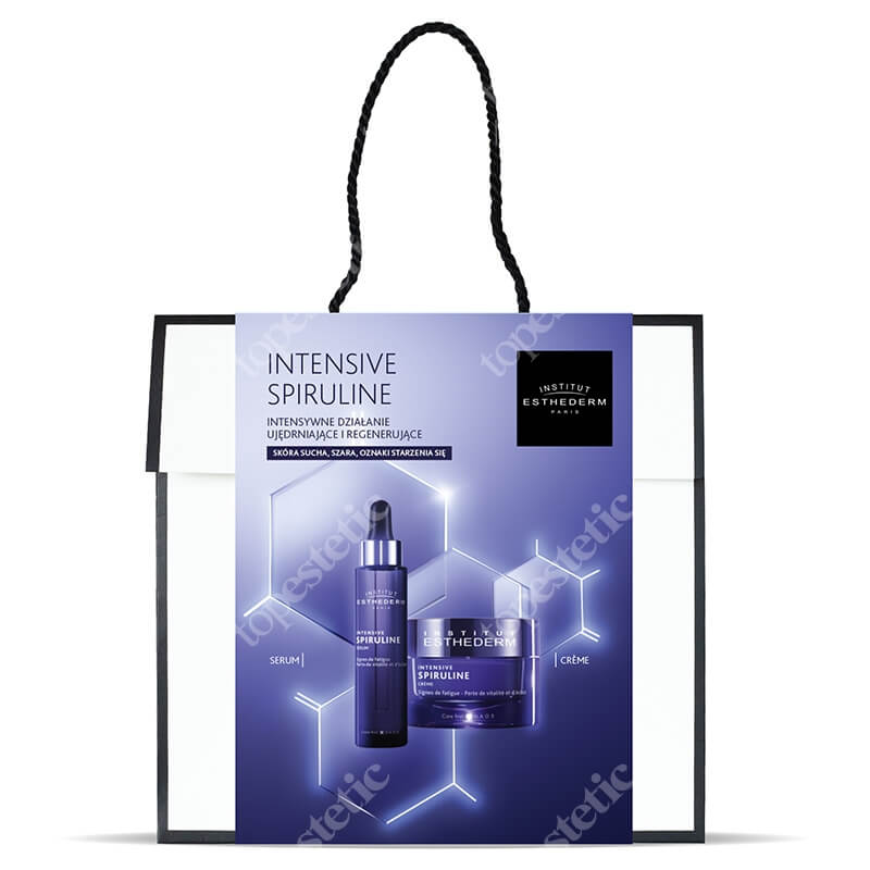 Esthederm Spiruline Set ZESTAW Serum ze spiruliną 30 ml + Krem ze spiruliną 50 ml