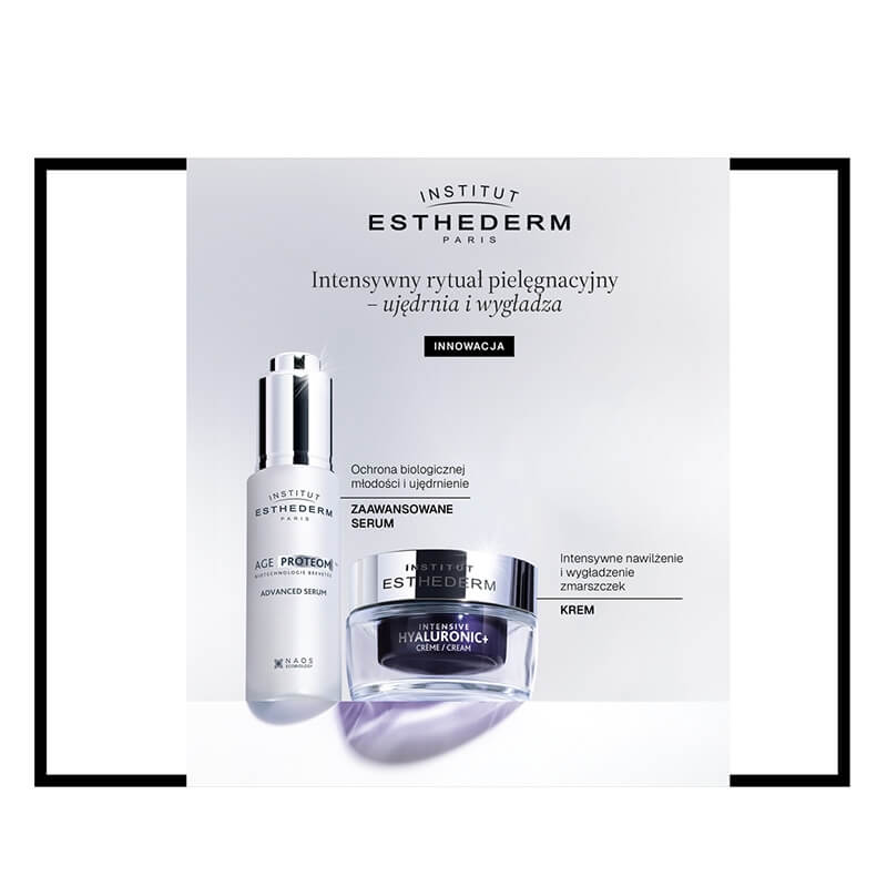 Esthederm Ujędrnienie &amp; Wygładzenie ZESTAW Serum przeciwstarzeniowe 30 ml + Krem nawilżający ze skoncentrowanym kwasem hialuronowym 50 ml