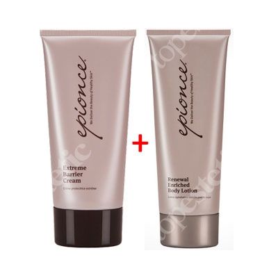 Epionce Extreme Barrier Cream + Renewal Enriched Body Lotion ZESTAW Silny krem barierowy + Balsam do ciała PROMOCJA! 180 g, 230 ml