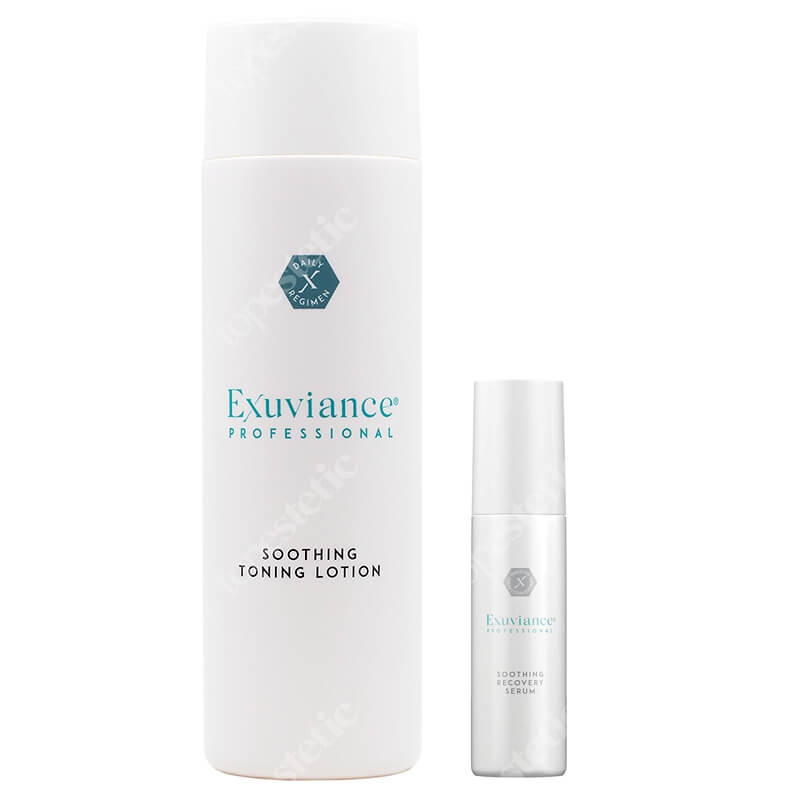 Exuviance Soothing Set ZESTAW Kojący tonik 200 ml + Kojące serum 29 g