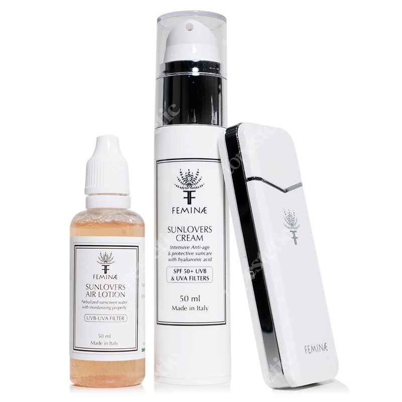 Feminae Sunlovers Set ZESTAW Nebulizator przeciwsłoneczny + Krem 50 ml + Lotion 50 ml