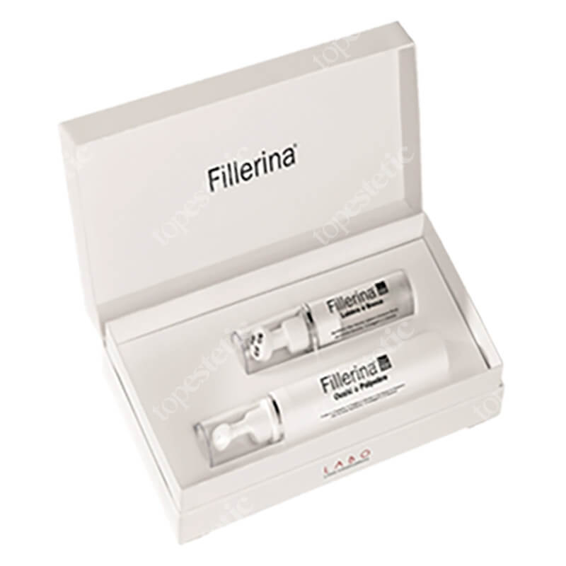 Fillerina SET Grade 3 + ZESTAW Wypełniacz do konturu oczu i powiek (stopień 3+) 15 ml + Wypełniacz zwiększający objętość i poprawiający kontur ust (stopień 3+)7 ml
