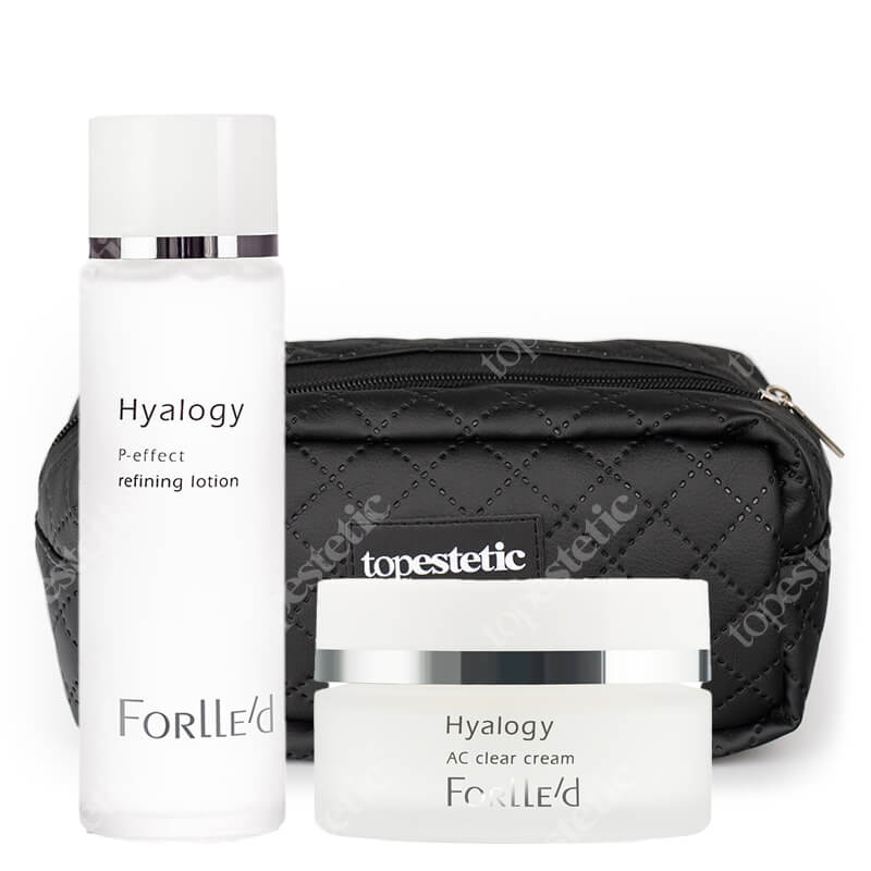 Forlled Beauty Face ZESTAW Woda do twarzy 150 ml + Krem do skóry tłustej i mieszanej ze skłonnością do wyprysków 50 g + Kosmetyczka 1 szt