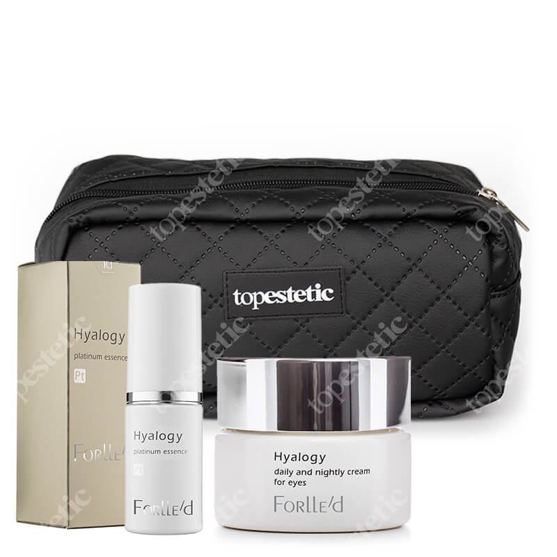 Forlled Complete Care ZESTAW Antyoksydacyjne serum przeciwstarzeniowe 15 ml + Odmładzający krem na okolice oczu 20 g + Kosmetyczka 1 szt