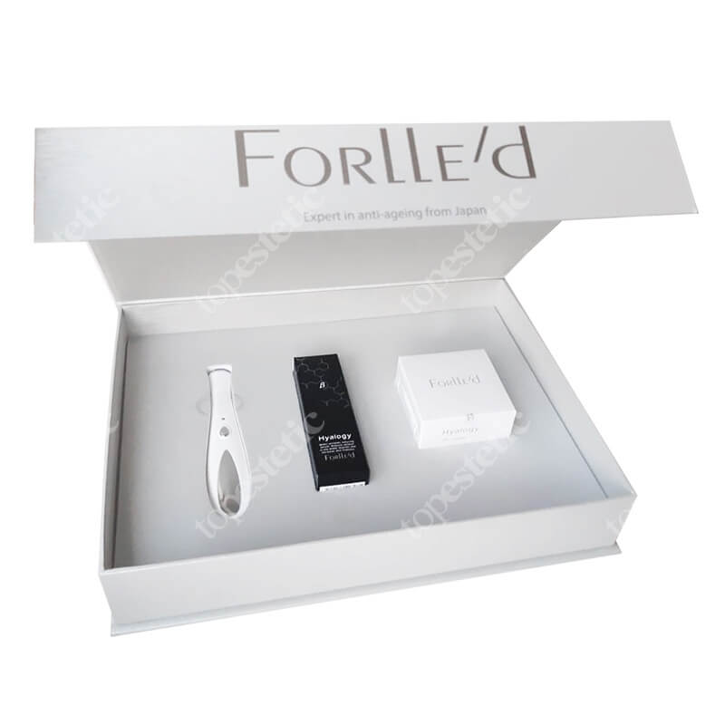 Forlled Hyalogy ß + Hyalogy Lift Cream ZESTAW Serum redukujące zmarszczki 30 ml + Liftingujący krem do twarzy 50 g + Masażer do twarzy 1 szt