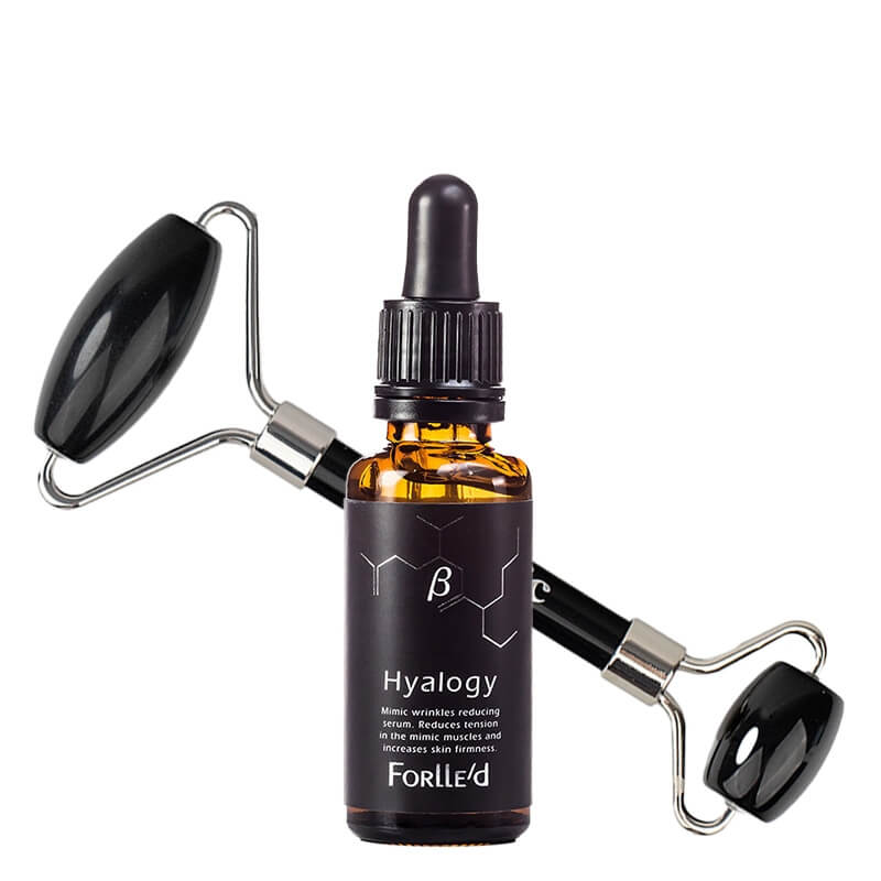 Forlled Lift And Firm ZESTAW Serum redukujące zmarszczki 30 ml + Roller z obsydianu 1 szt