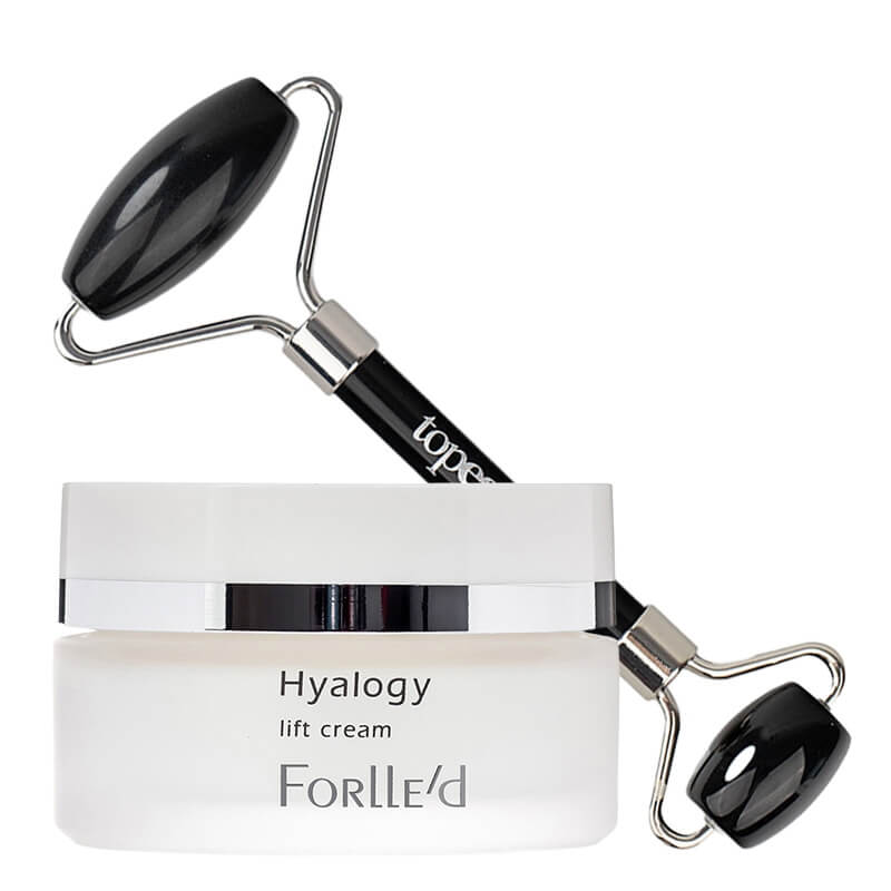 Forlled Smoothing Duo ZESTAW Liftingujący krem do twarzy 50 g + Roller z obsydianu 1 szt