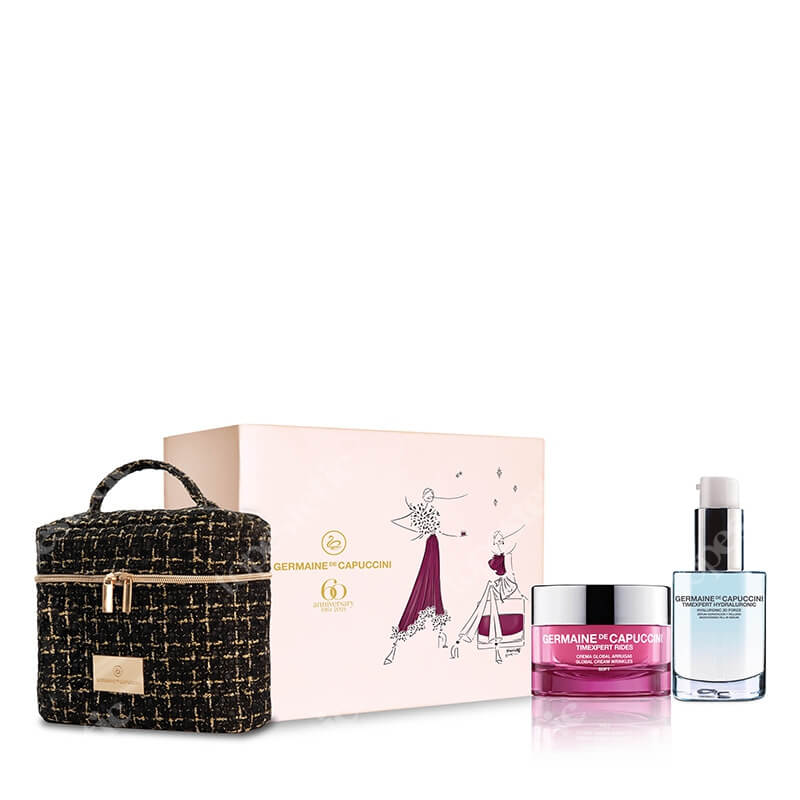 Germaine de Capuccini Deep Moisturising Routine Wrinkles Soft ZESTAW Serum nawilżająco-wypełniające 30 ml + Krem przeciwzmarszczkowy o lekkiej konsystencji 50 ml