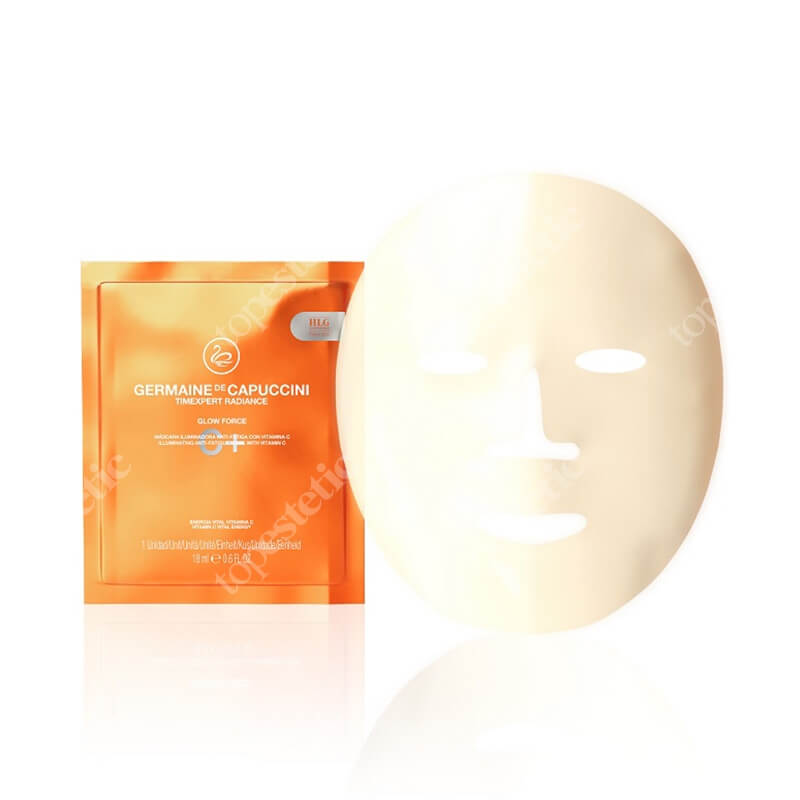 Germaine de Capuccini Glow Force Mask Maska usuwająca oznaki zmęczenia 10 szt