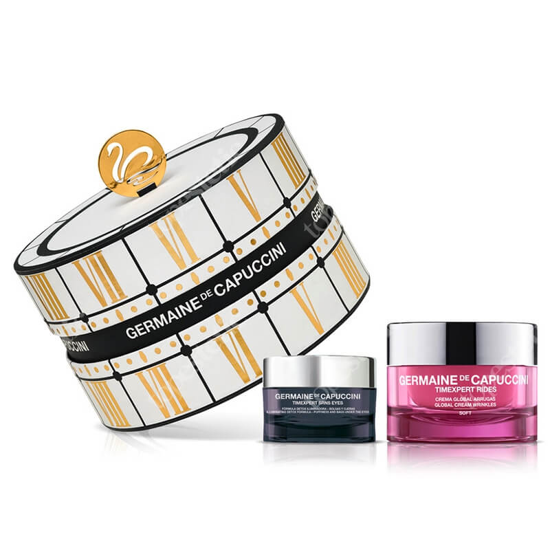 Germaine de Capuccini Golden Hours T Rides Soft ZESTAW Krem kontur oczu na dzień 15 ml + Krem przeciwzmarszczkowy o lekkiej konsystencji 50 ml