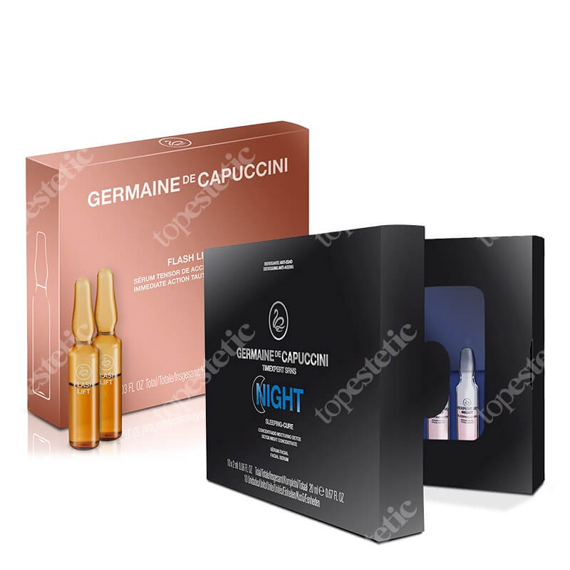 Germaine de Capuccini Magic Touch Set ZESTAW Intensywna regeneracja w ampułkach 10x2 ml + Natychmiastowy efekt liftingu 5x1 ml