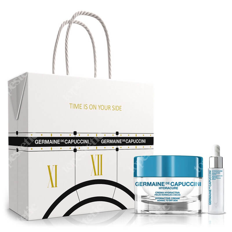 Germaine de Capuccini Moments Hydrac Dry Skin ZESTAW Serum z kwasem hialuronowym 15 ml + Krem nawilżający dla skóry normalnej 50 ml