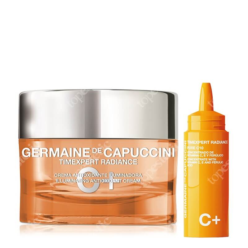 Germaine de Capuccini Radiance C+ Care ZESTAW Serum 15 ml + Rewitalizujący krem do twarzy 50 ml