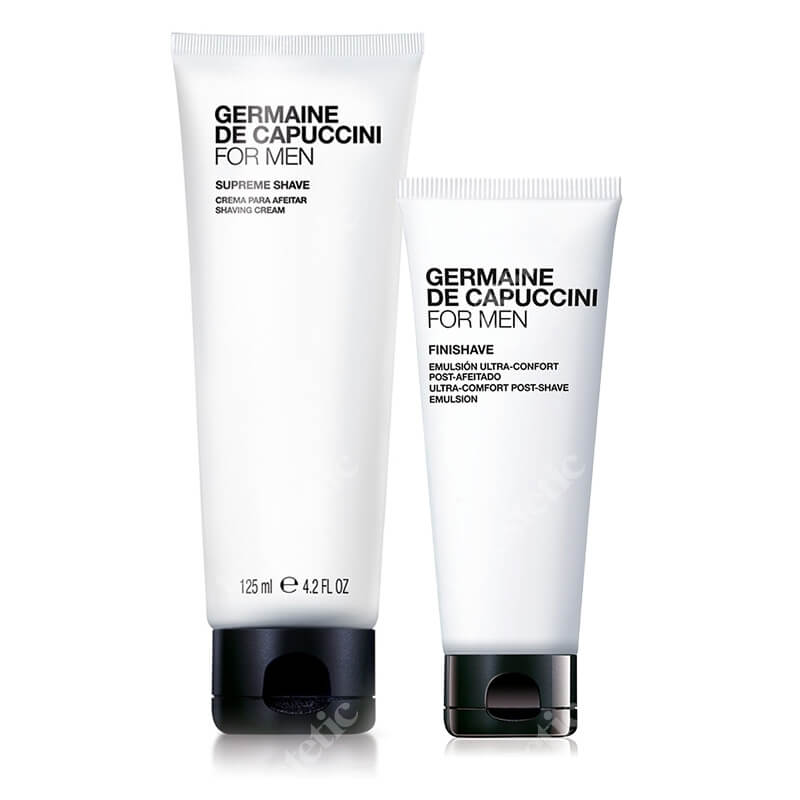 Germaine de Capuccini Shave Set ZESTAW Krem do golenia 125 ml + Łagodząca emulsja po goleniu 75 ml
