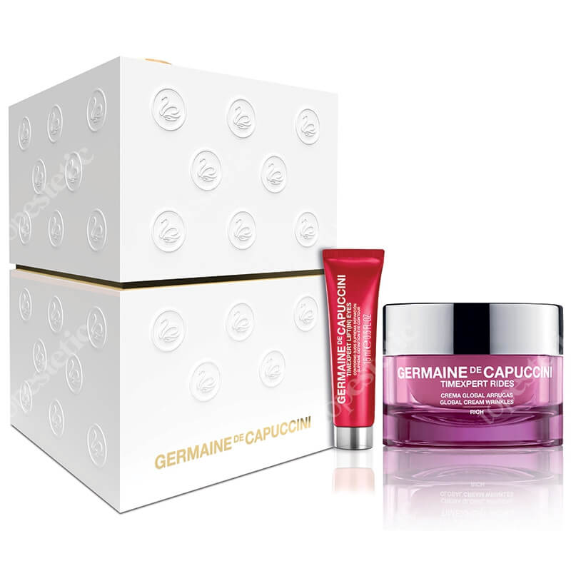 Germaine de Capuccini T Rides Rich ZESTAW Krem kontur oczu 15 ml + Krem przeciwzmarszczkowy dla skóry suchej 50 ml
