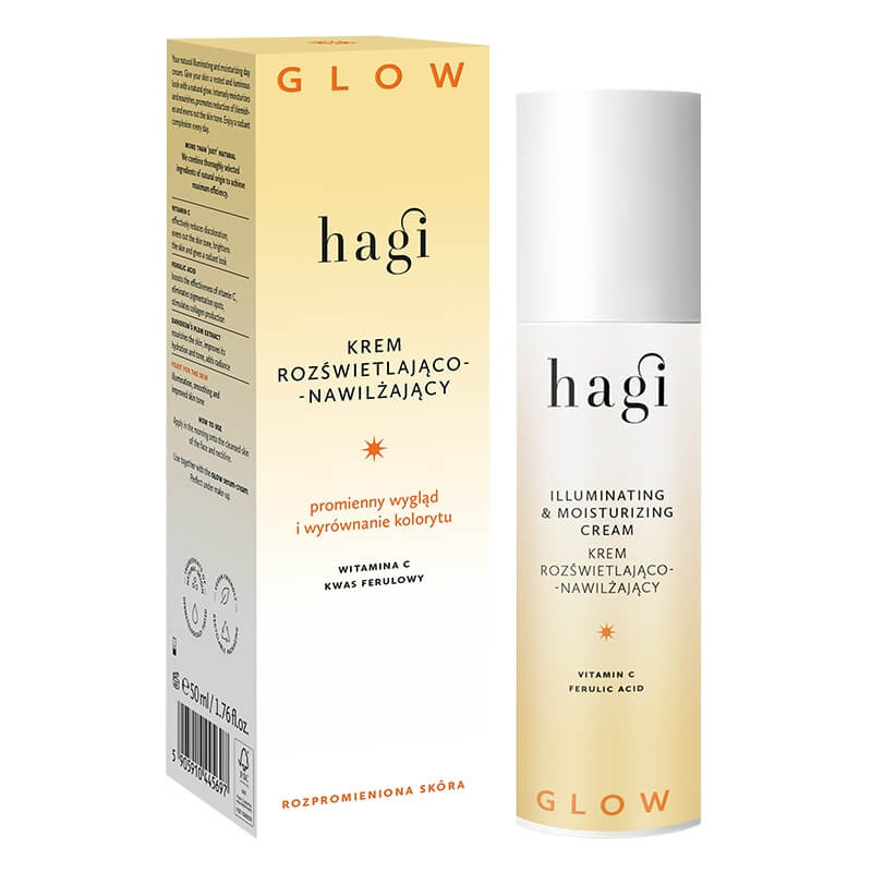 Hagi Illuminating and Moisturizing Cream Rozświetlająco-nawilżający krem na dzień 50 ml