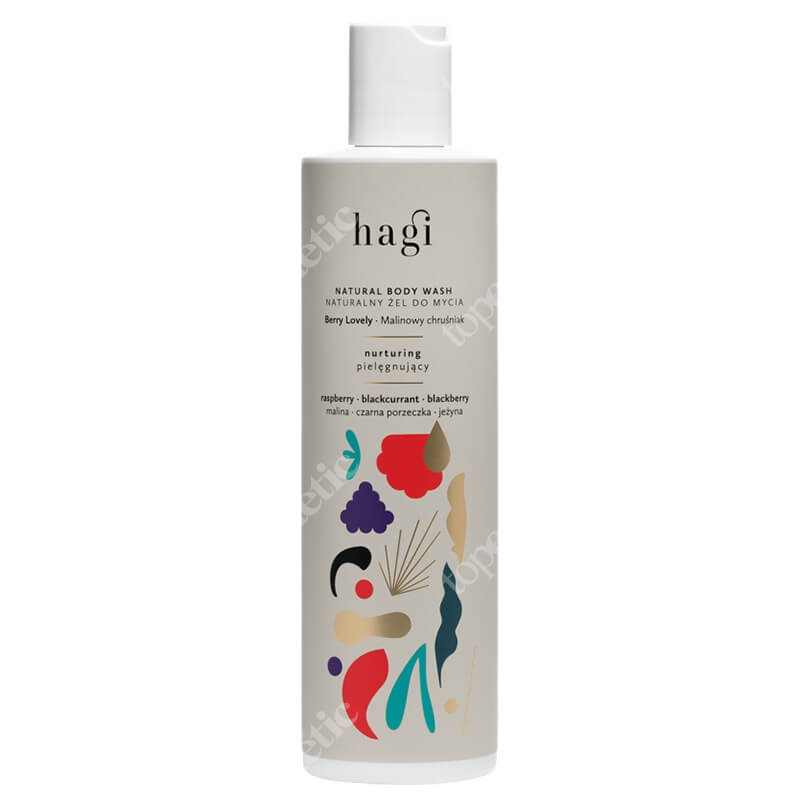Hagi Naturalny Żel do Mycia Malinowy Chruśniak Delikatnie oczyszcza, nawilża ciało 300 ml
