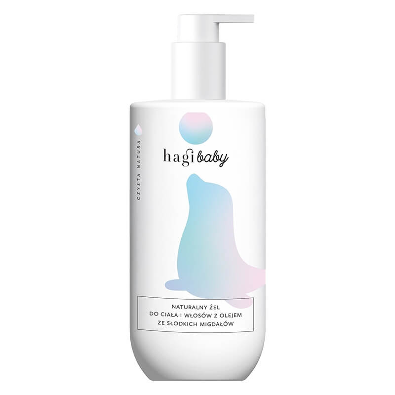 Hagi Naturalny Żel Żel do ciała i włosów z olejem z migdałów 250 ml