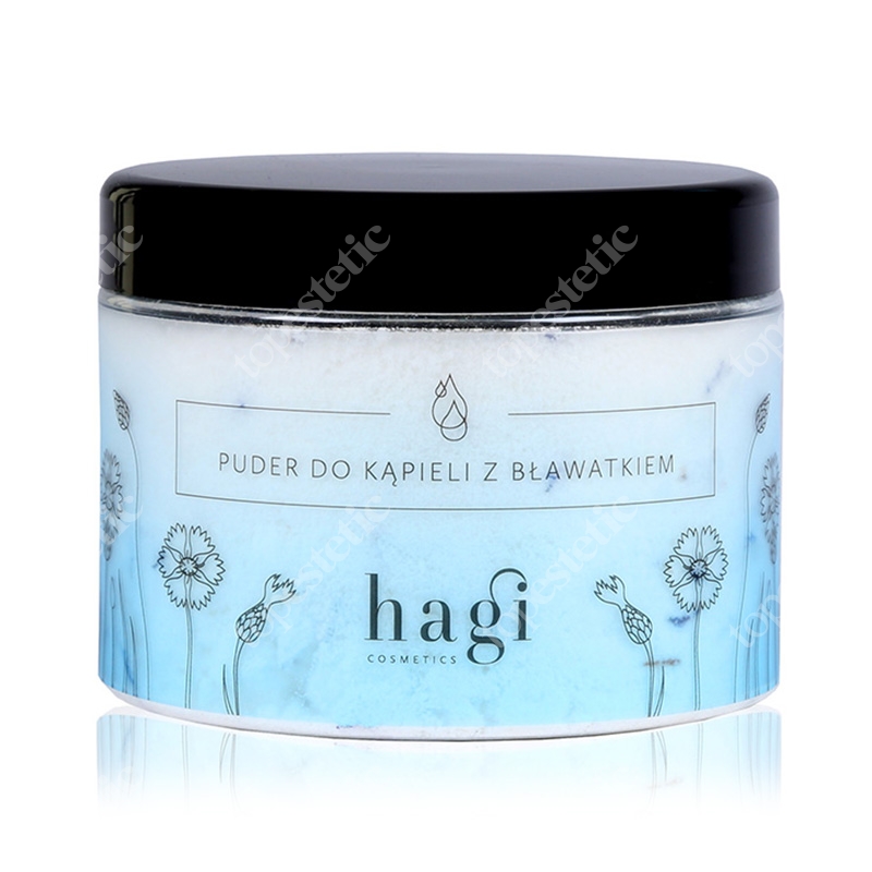 Hagi Puder do Kąpieli z Bławatkiem Naturalny puder do kąpieli z masłem shea 400 g