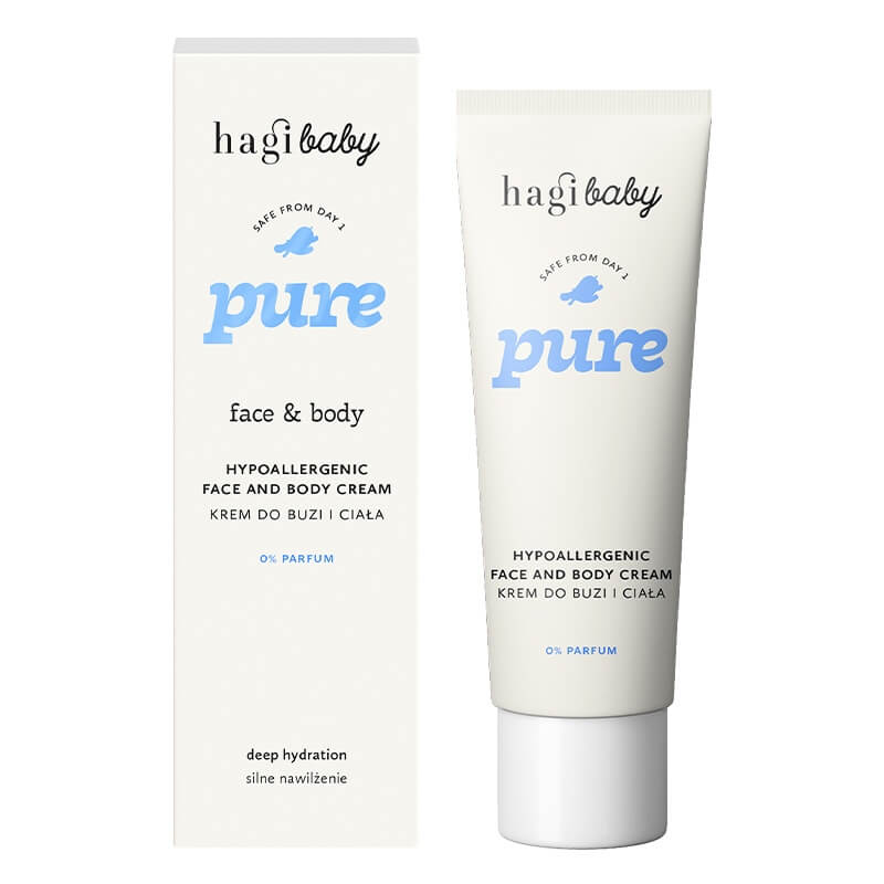 Hagi Pure Hypoallergenic Face and Body Cream Krem do buzi i ciała 75 ml