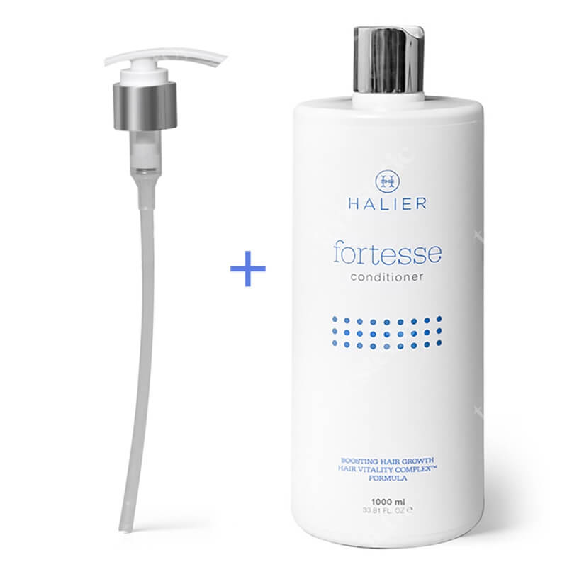 Halier Fortesse Conditioner ZESTAW Odżywka do włosów 1 L + Dozownik 1 szt