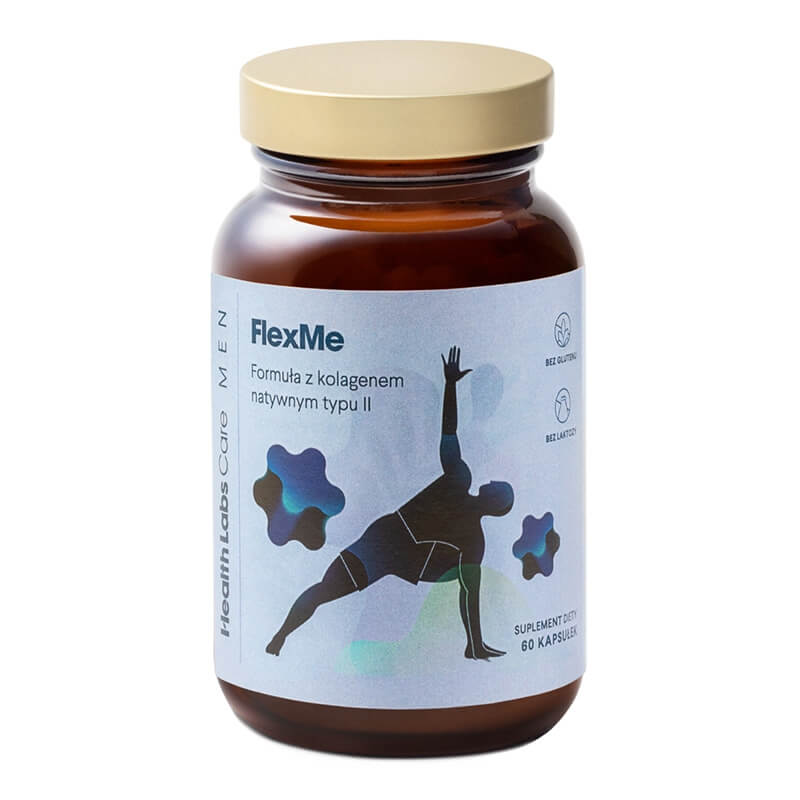 Health Labs Care FlexMe Men Formuła na stawy z kolagenem dla mężczyzn 60 kaps
