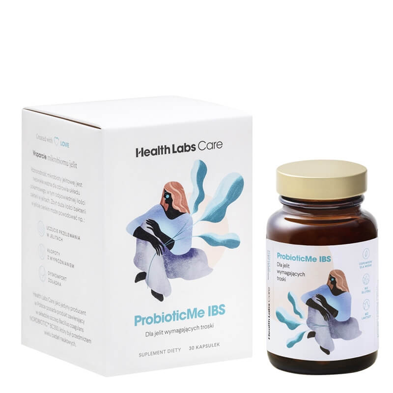 Health Labs Care ProbioticMe IBS Uzupełnienie mikrobioty jelitowej 30 kapsułek