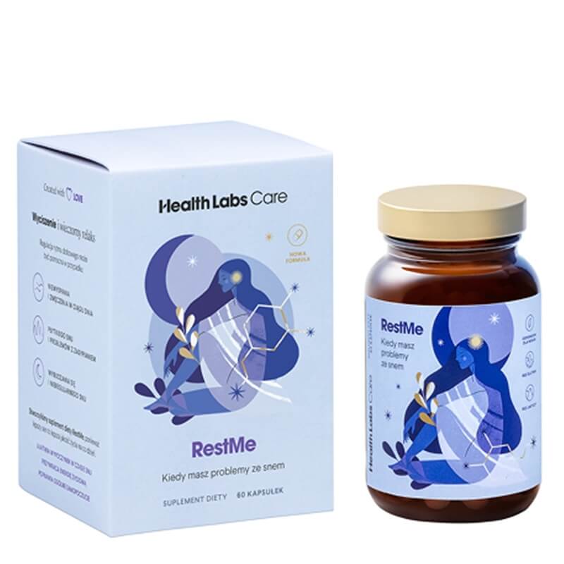Health Labs Care RestMe Formuła z melatoniną na sen 60 kapsułek