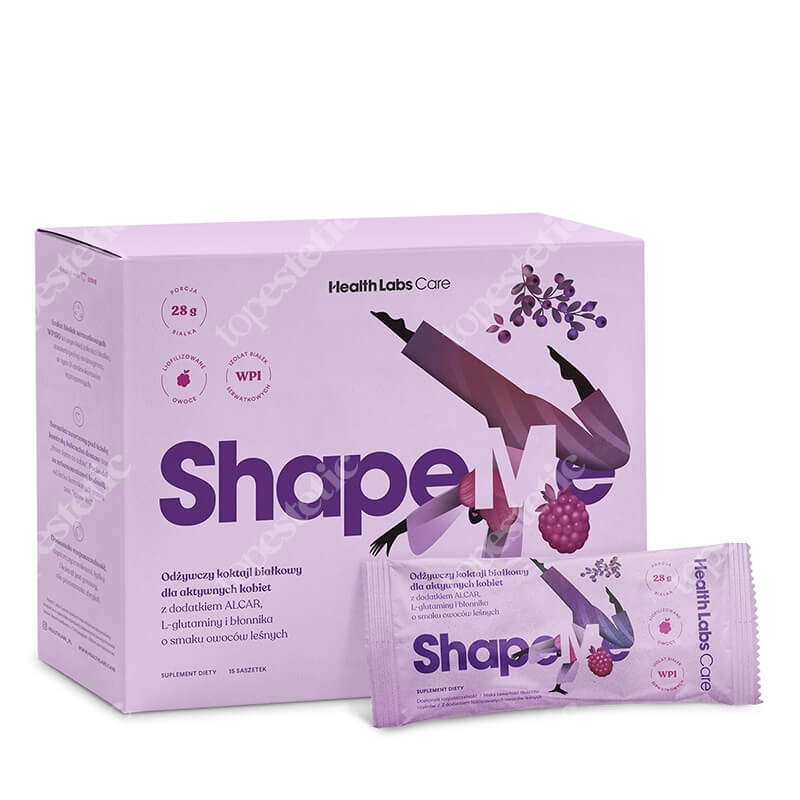 Health Labs Care ShapeMe Odżywczy koktajl białkowy o smaku owoców leśnych (Forest Fruits) 15 saszetek