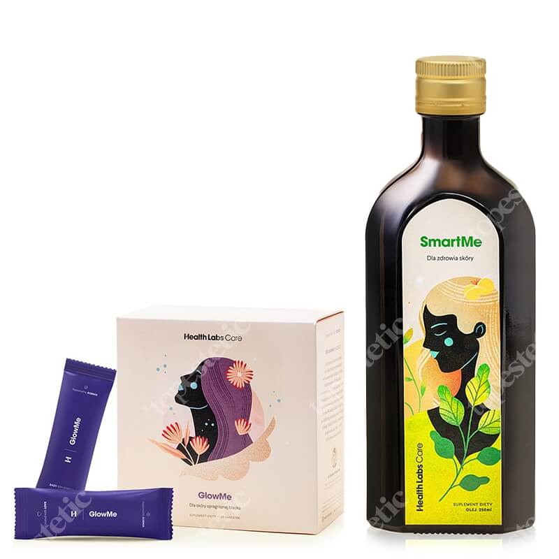 Health Labs Care Skin Smart Set ZESTAW Nawilżona, napięta i gładka skóra 30 saszetek + Lepsza kondycja skóry 250 ml