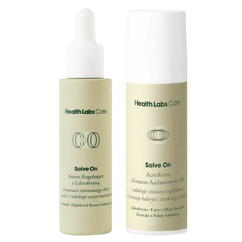Health Labs Care Solve On ZESTAW Serum regulujące 30 ml + Krem 30 ml