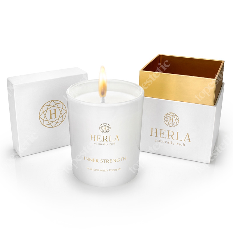 Herla Frezja Candle Świeca na bazie wosku sojowego 200 g